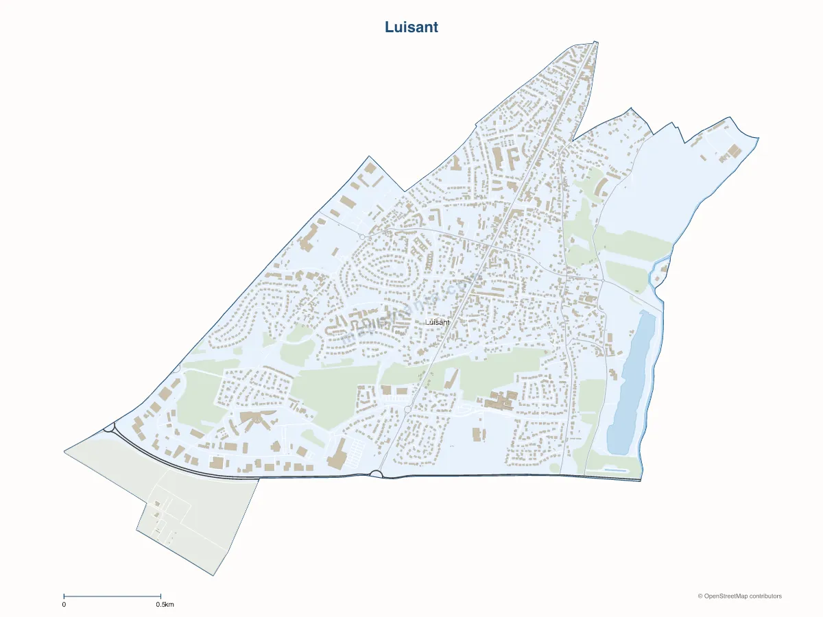 Carte de Luisant à personnaliser