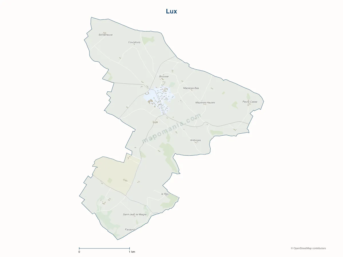 Carte de Lux à personnaliser
