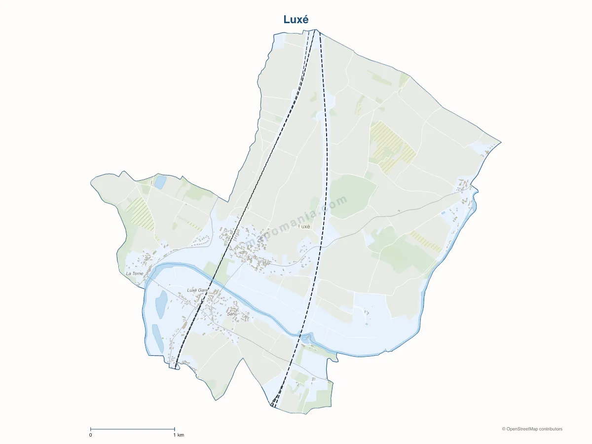 Carte de Luxé à personnaliser