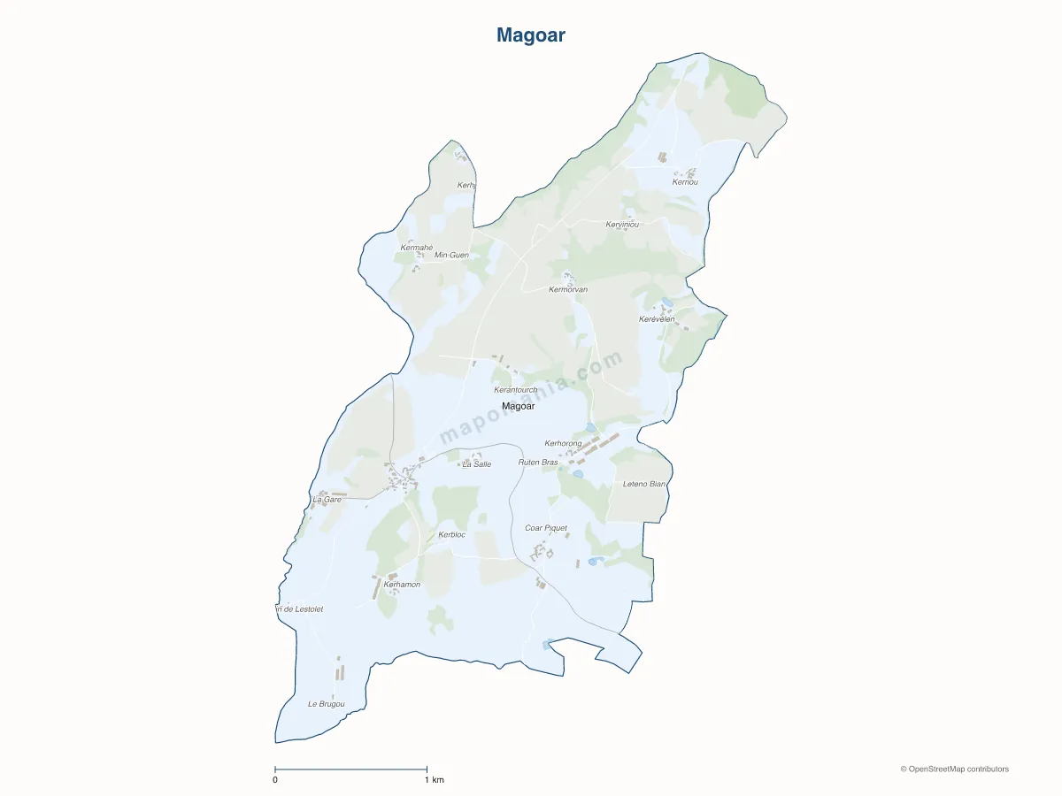 Carte de Magoar à personnaliser