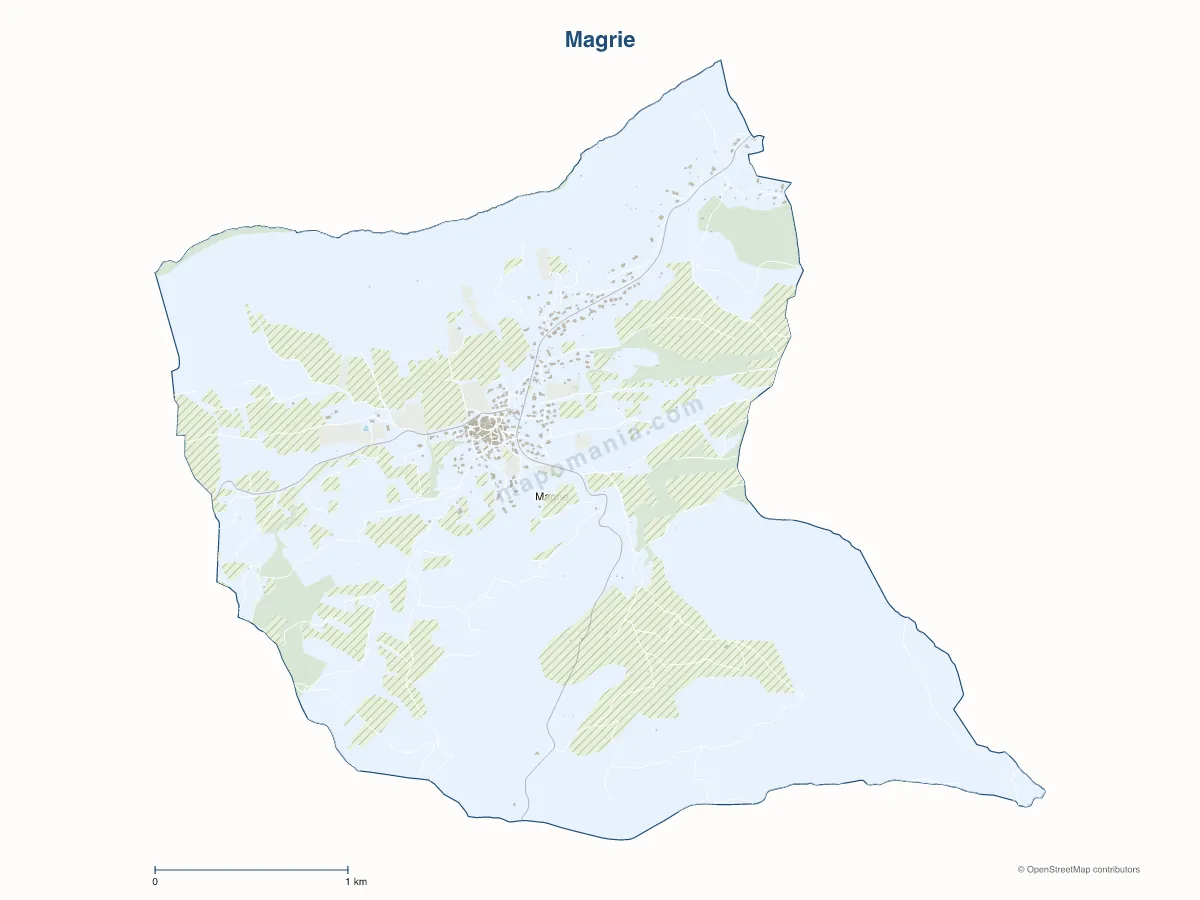 Carte de Magrie à personnaliser