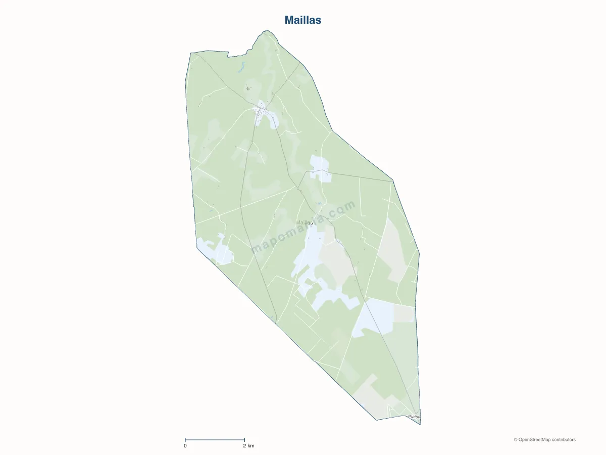 Carte de Maillas à personnaliser