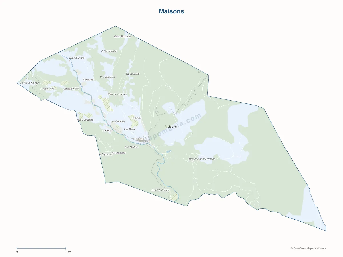 Carte de Maisons à personnaliser