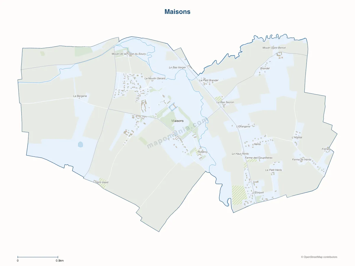 Carte de Maisons à personnaliser