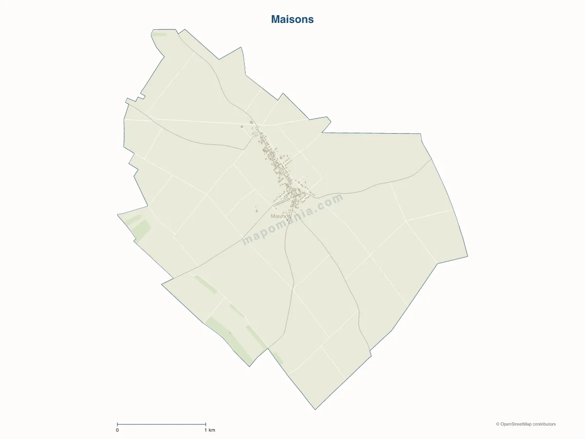 Carte de Maisons à personnaliser