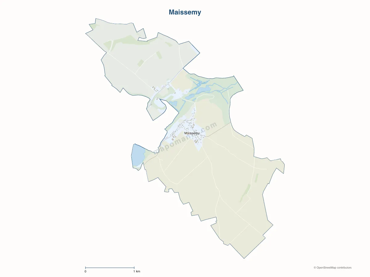 Carte de Maissemy à personnaliser