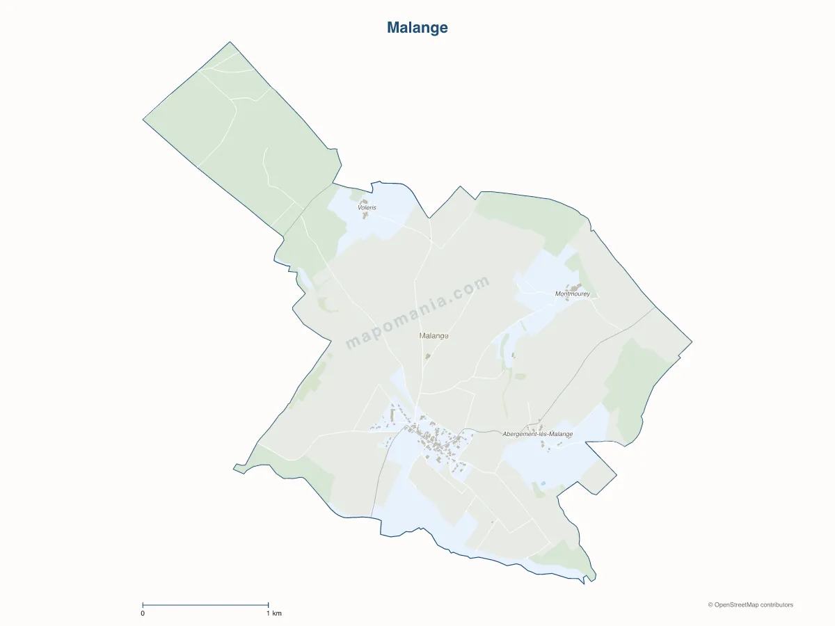 Carte de Malange à personnaliser