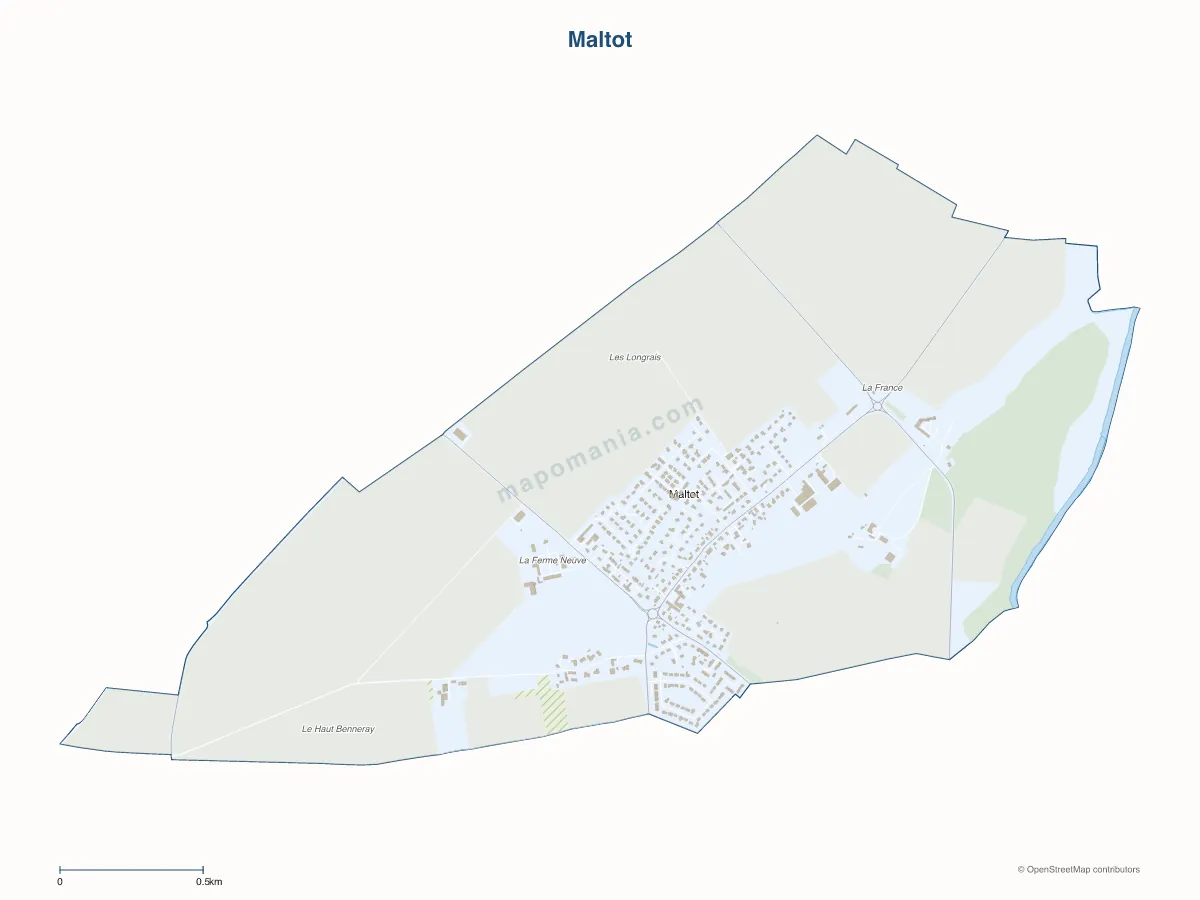 Carte de Maltot à personnaliser
