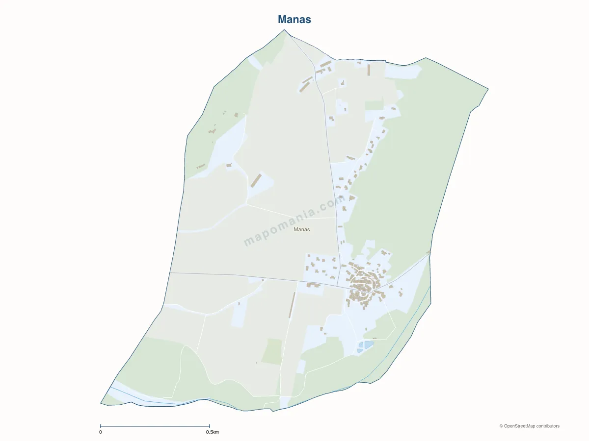 Carte de Manas à personnaliser