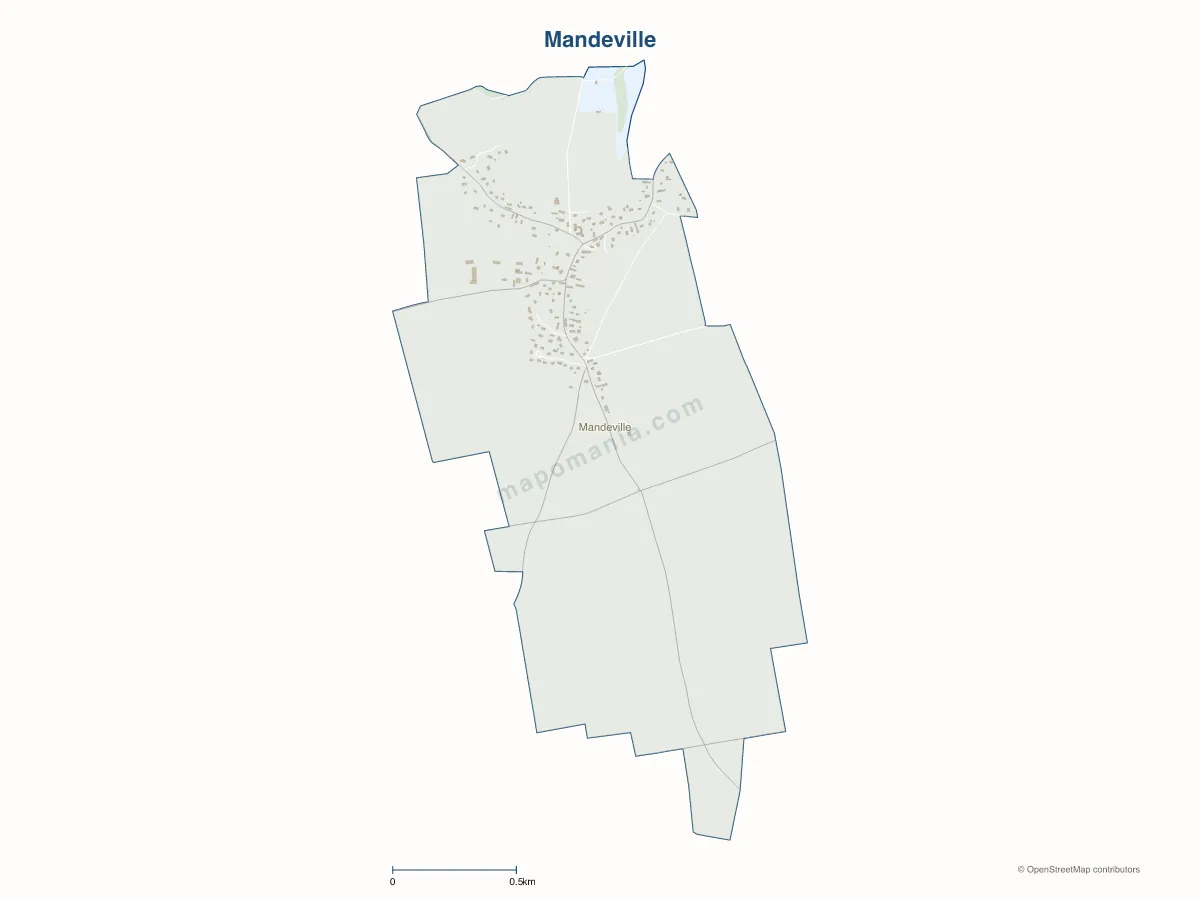 Carte de Mandeville à personnaliser