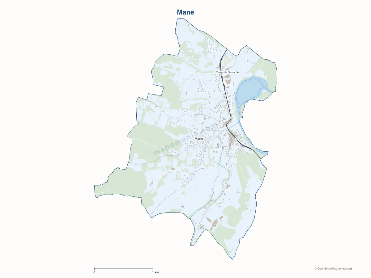 Carte de Mane à personnaliser