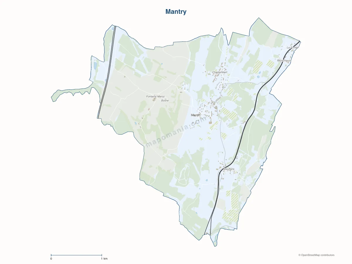 Carte de Mantry à personnaliser