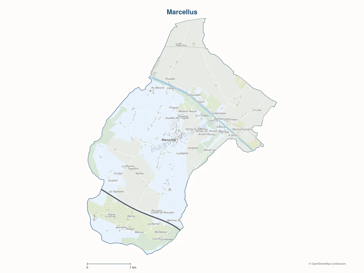 Carte de Marcellus à personnaliser