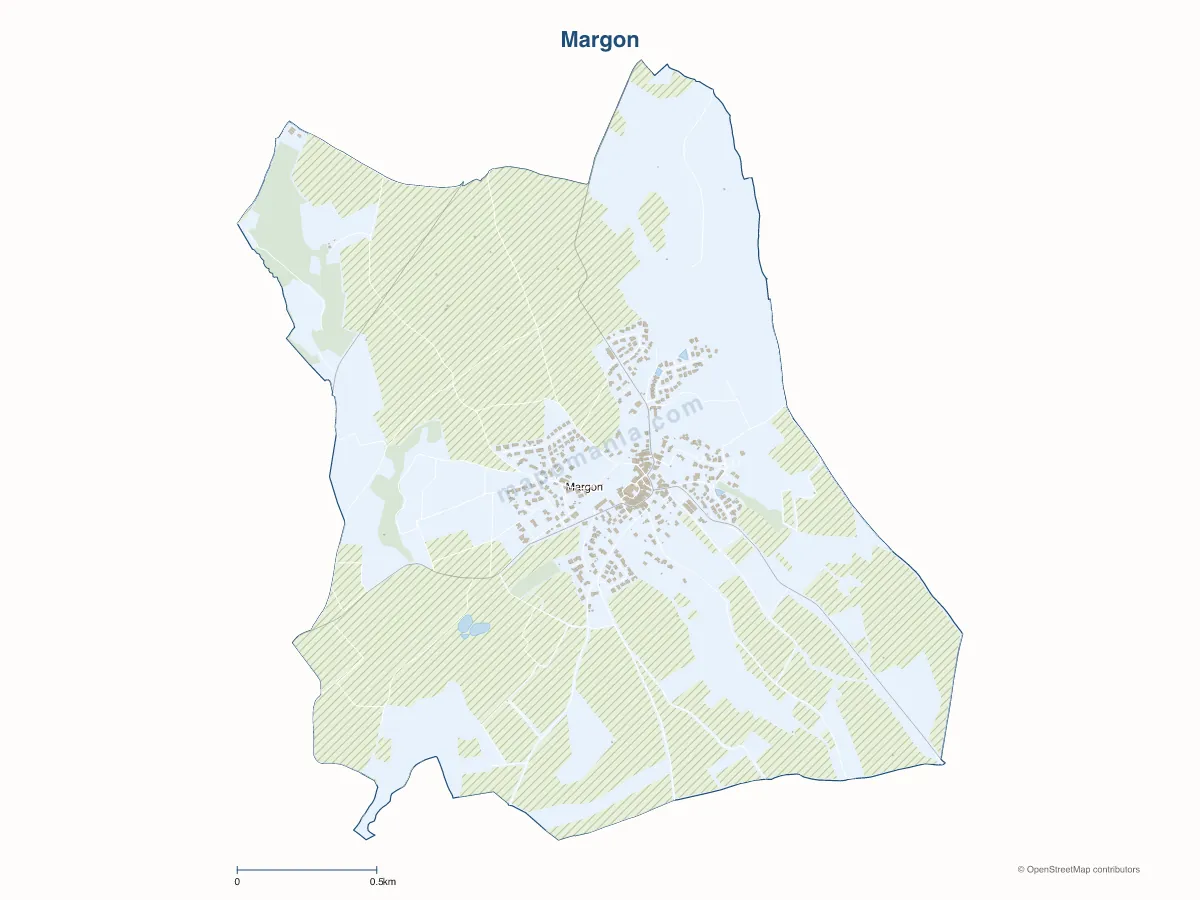 Carte de Margon à personnaliser