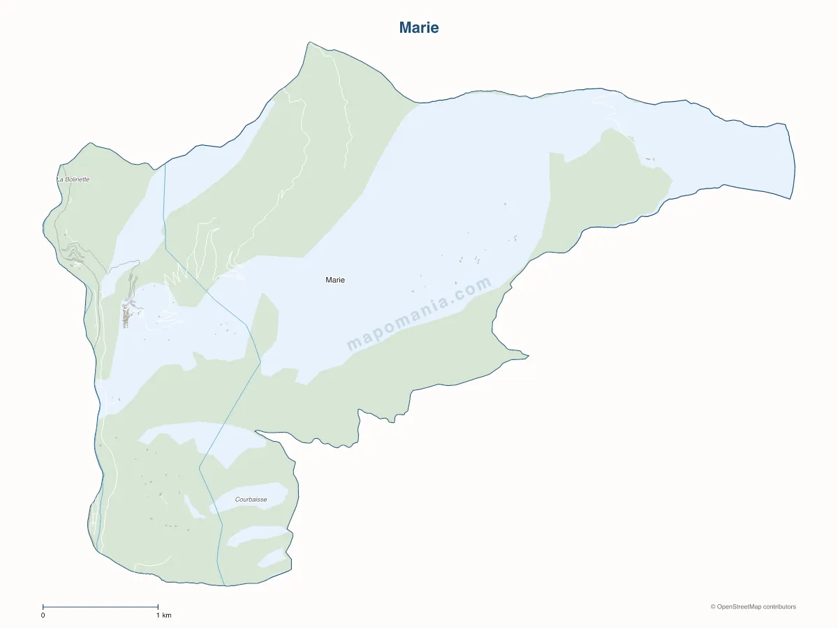Carte de Marie à personnaliser