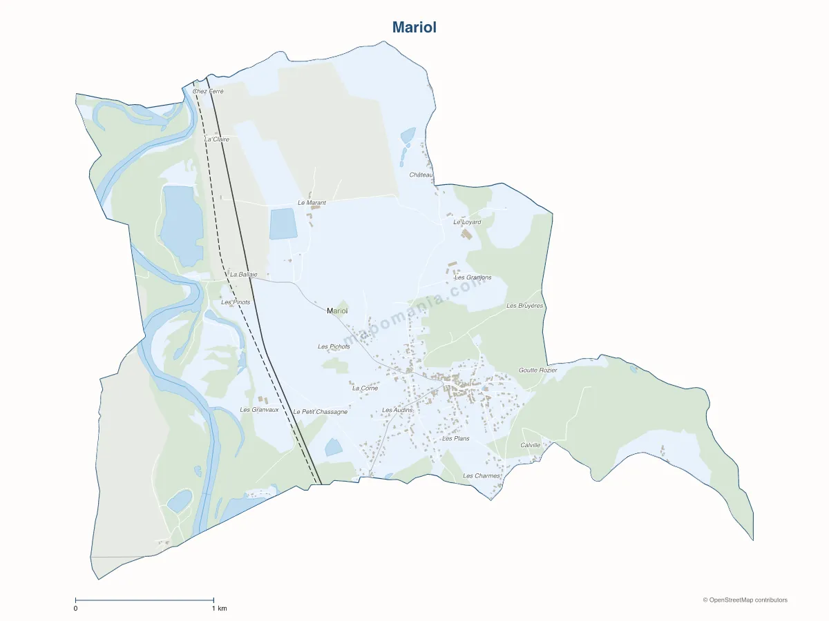 Carte de Mariol à personnaliser