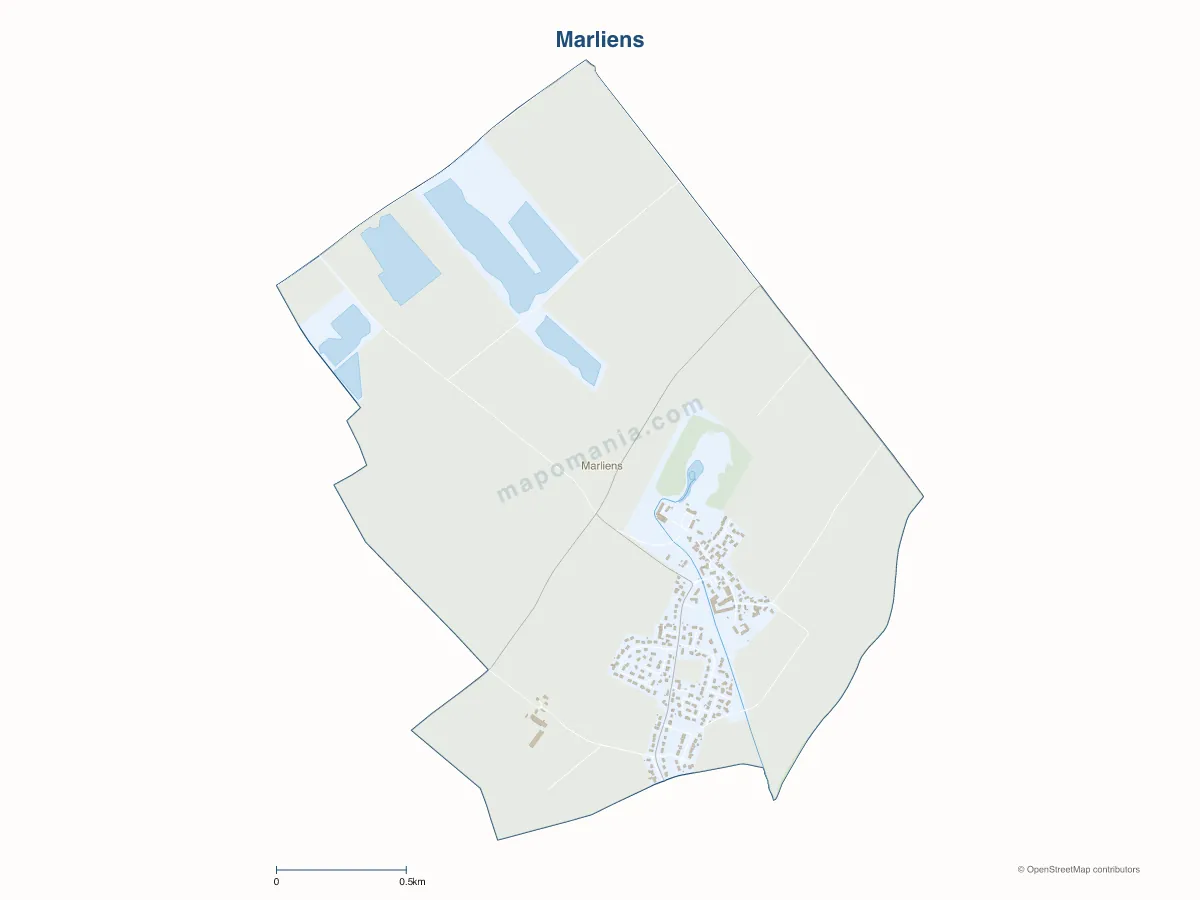 Carte de Marliens à personnaliser