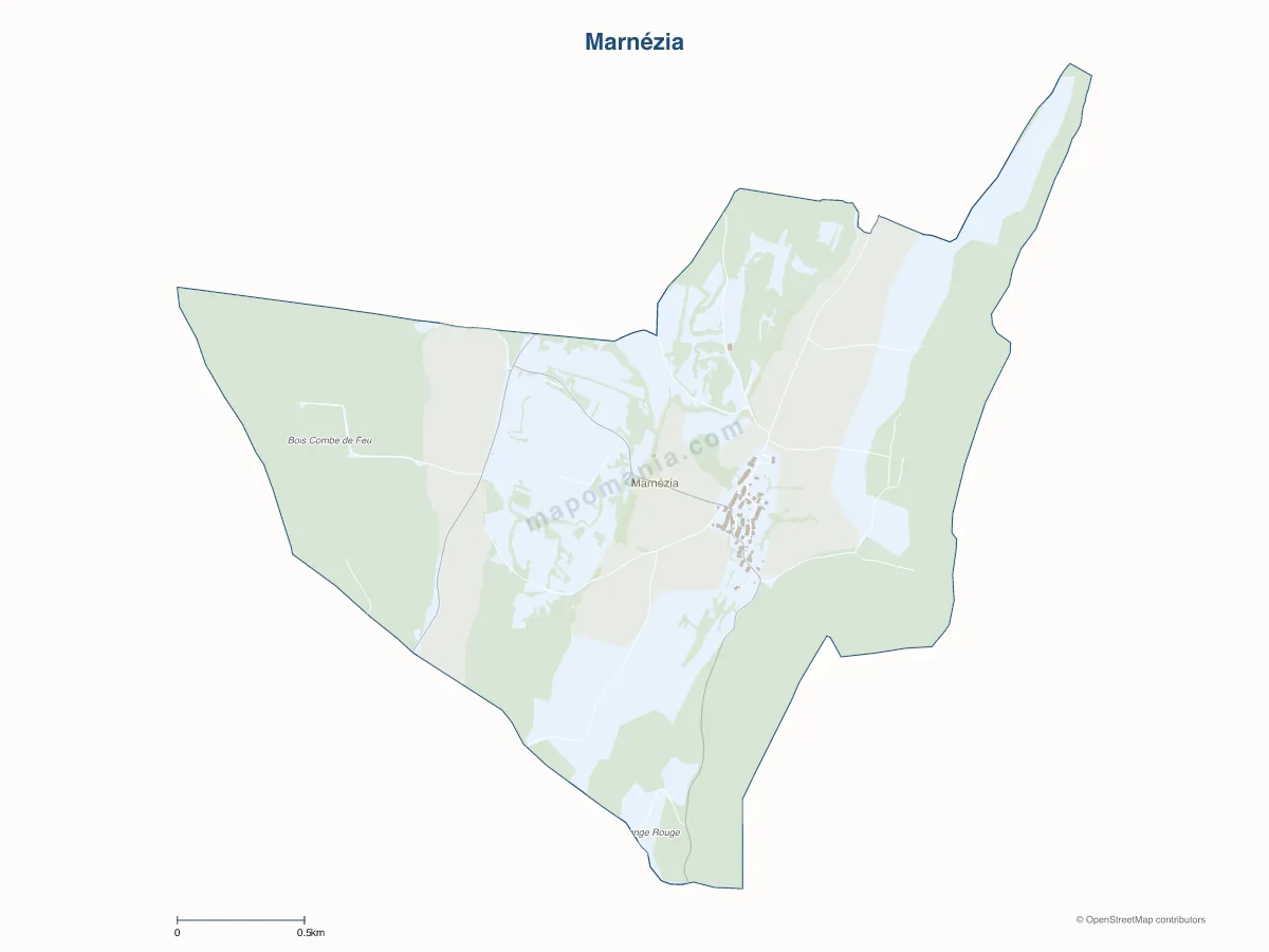 Carte de Marnézia à personnaliser