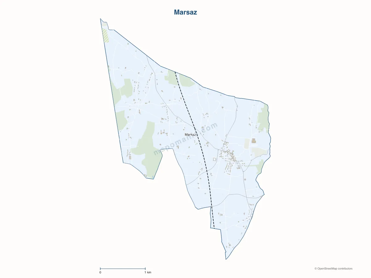 Carte de Marsaz à personnaliser