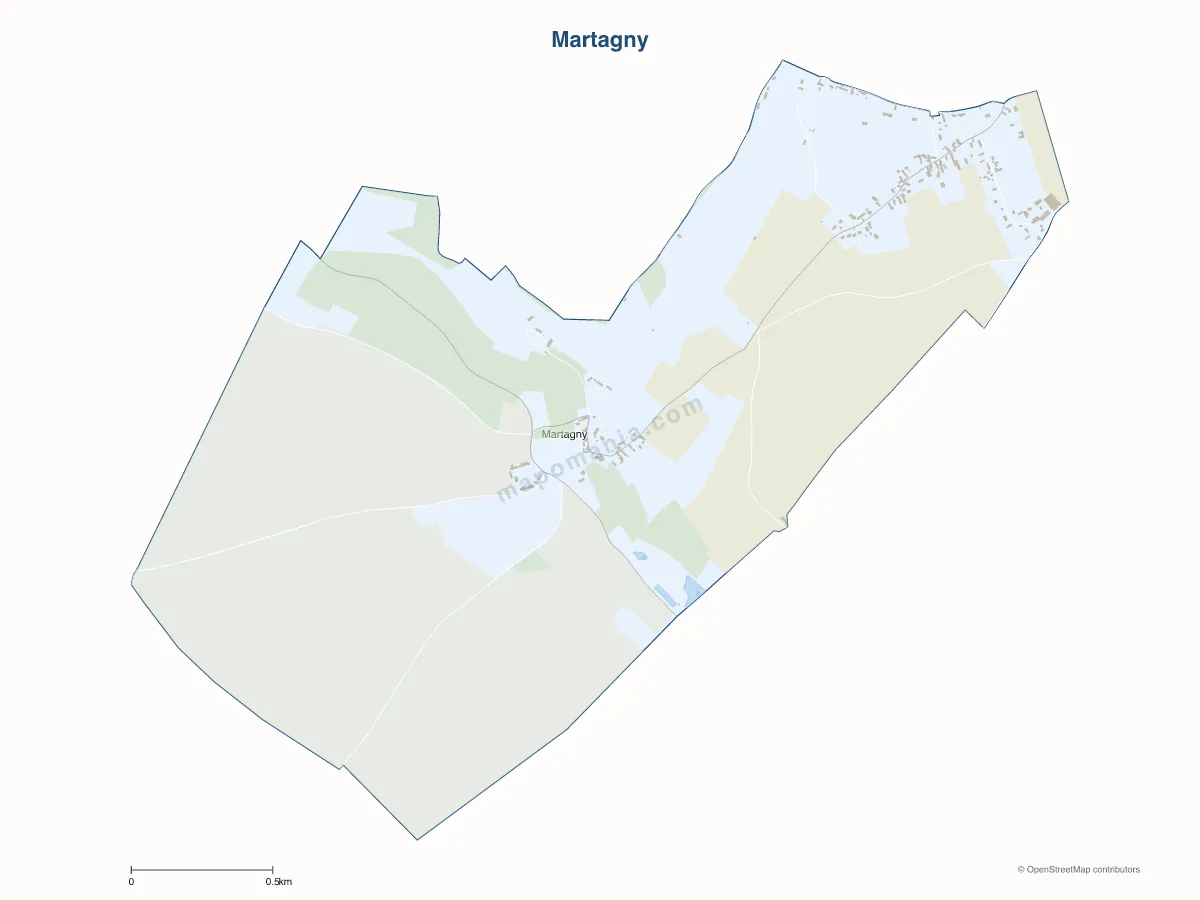 Carte de Martagny à personnaliser