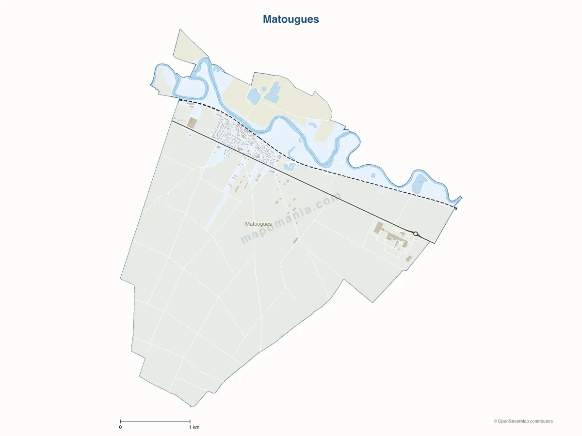 Carte de Matougues à personnaliser