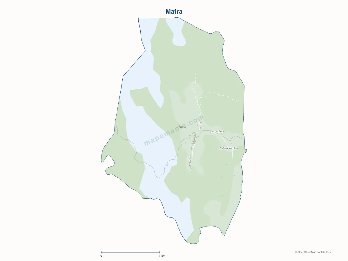 Carte de Matra à personnaliser