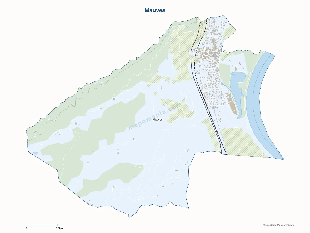 Carte de Mauves à personnaliser