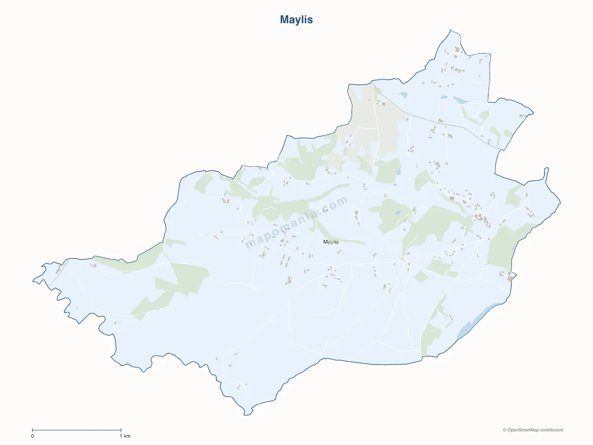 Carte de Maylis à personnaliser