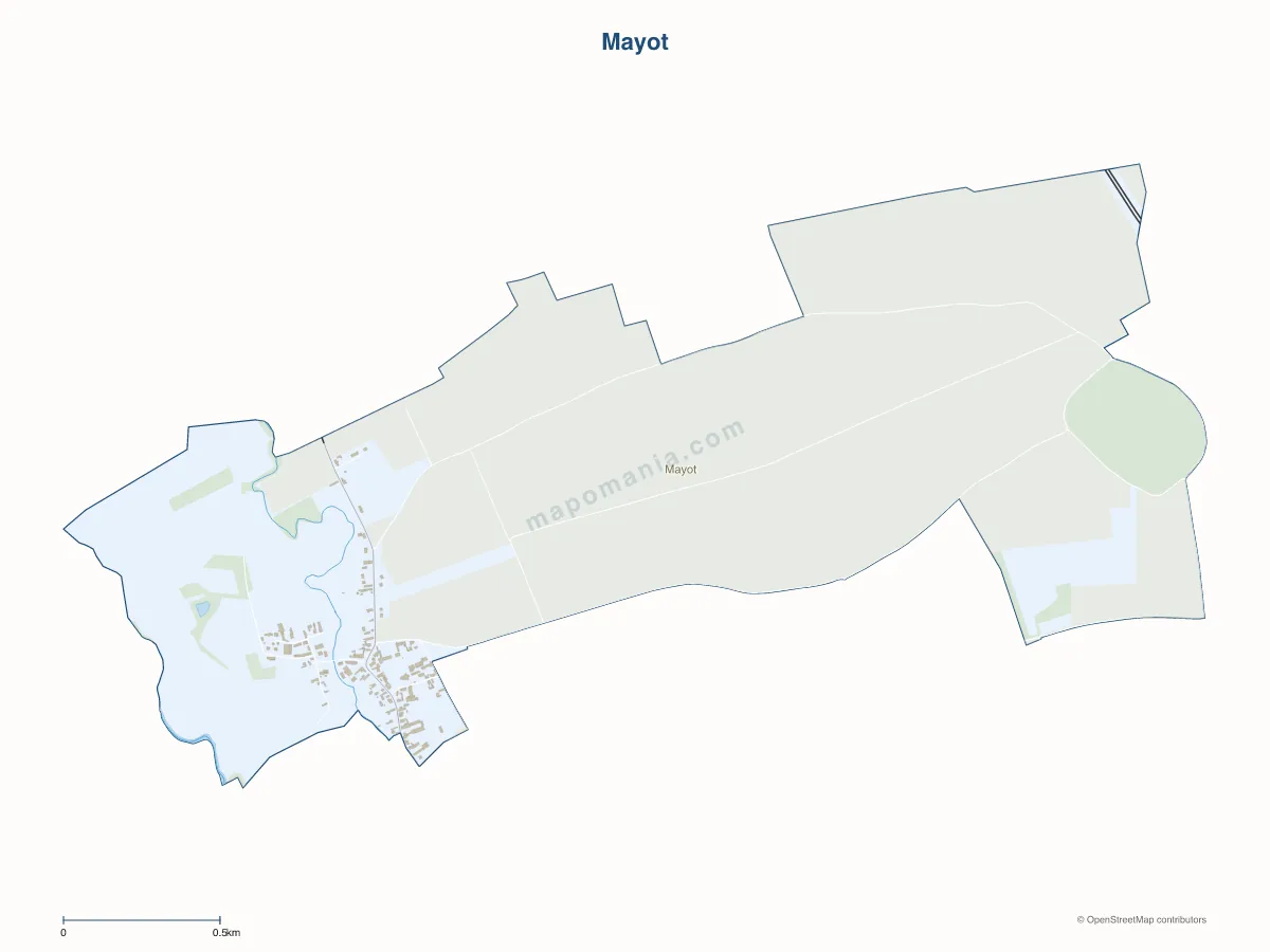 Carte de Mayot à personnaliser