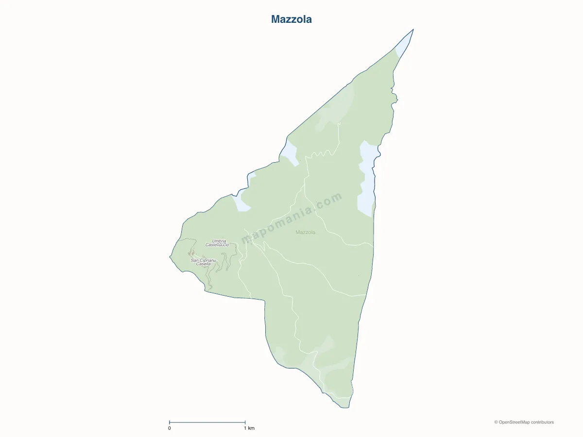 Carte de Mazzola à personnaliser