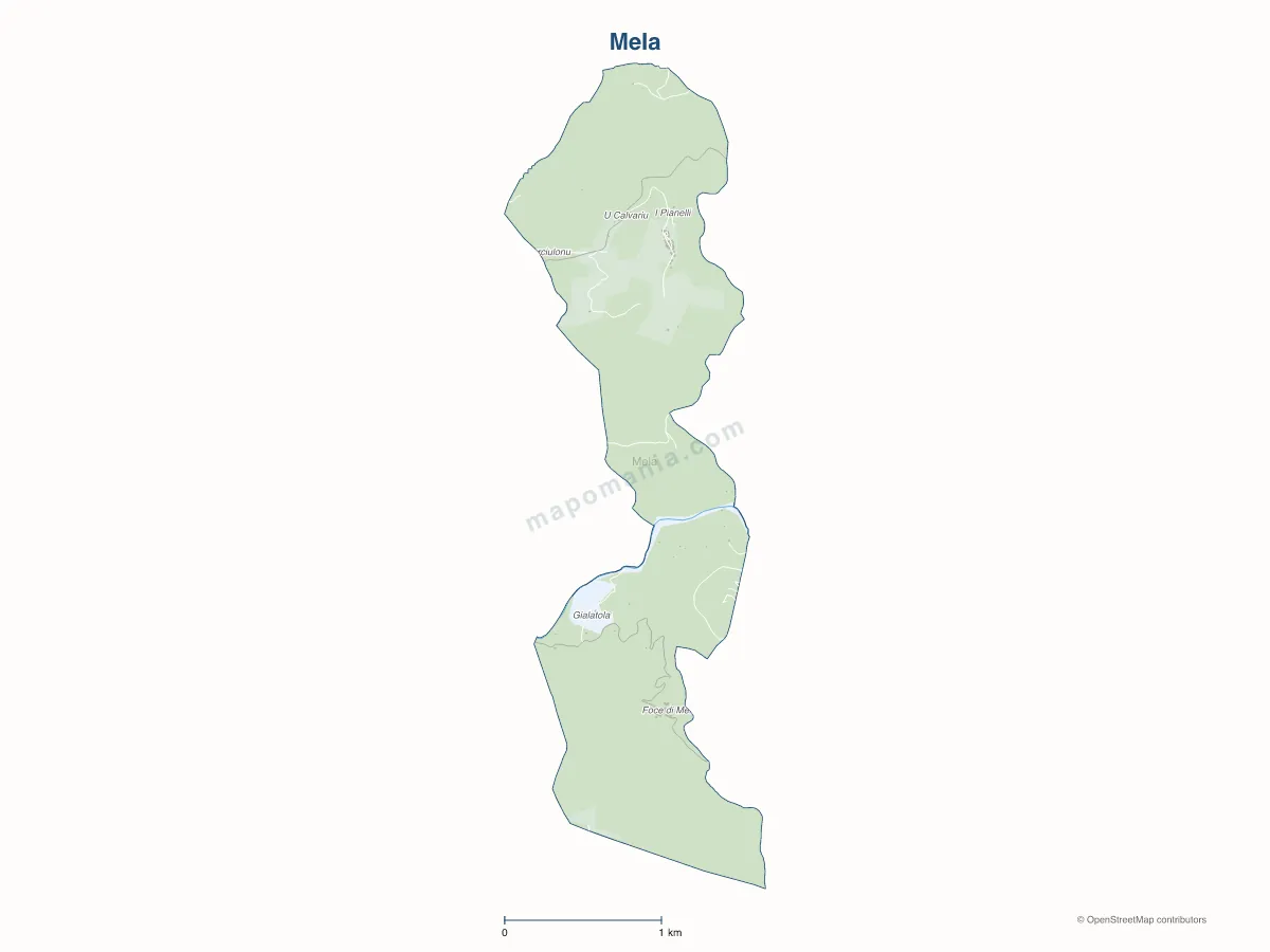Carte de Mela à personnaliser