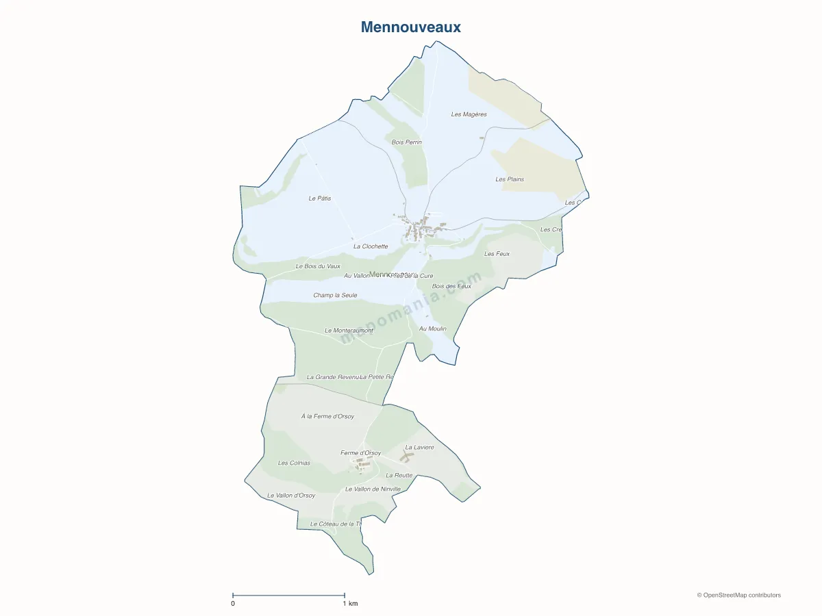 Carte de Mennouveaux à personnaliser