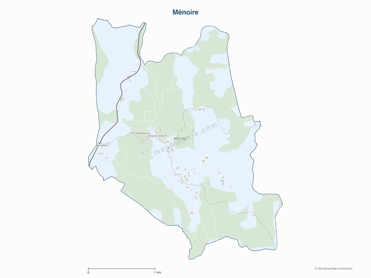 Carte de Ménoire à personnaliser