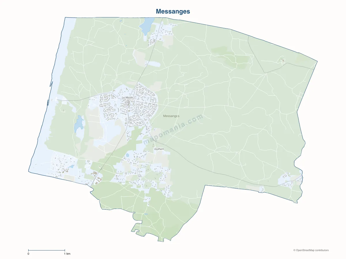 Carte de Messanges à personnaliser