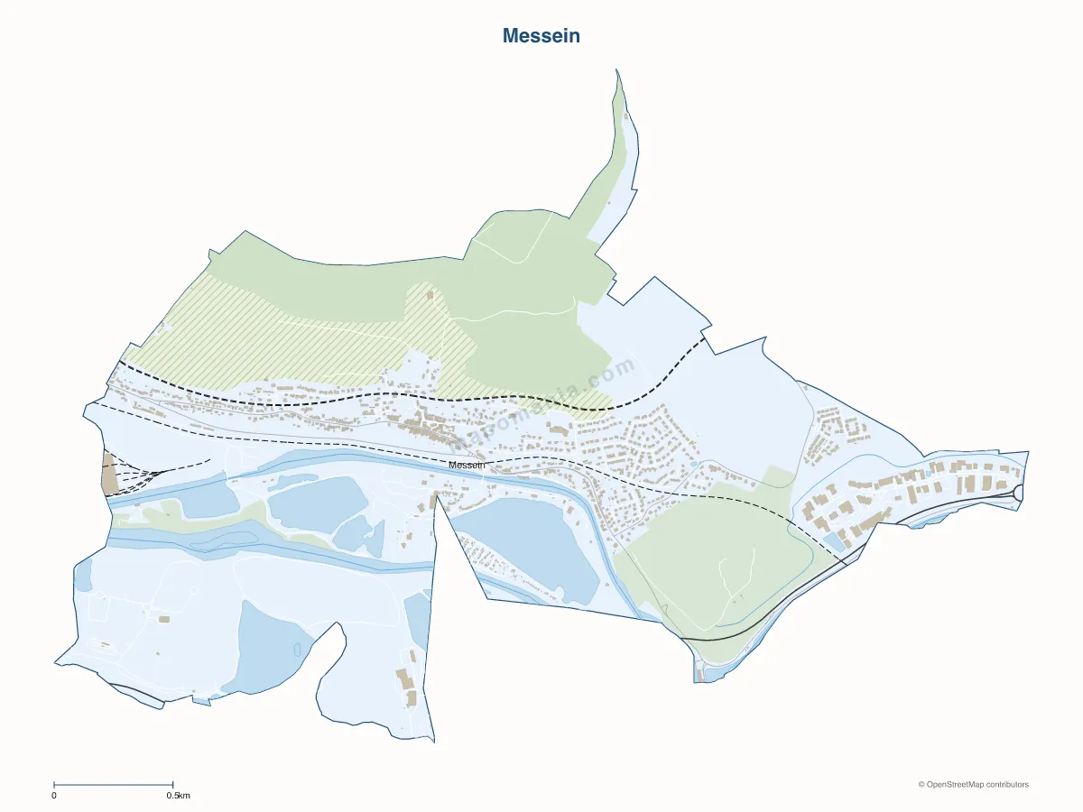 Carte de Messein à personnaliser