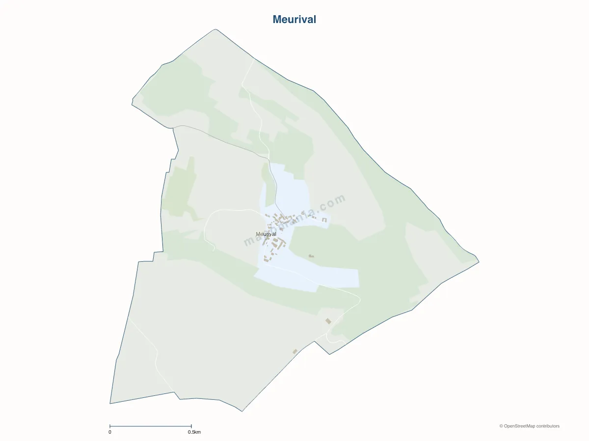Carte de Meurival à personnaliser