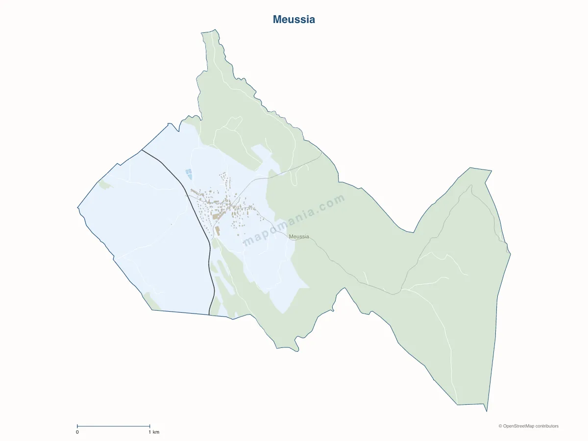 Carte de Meussia à personnaliser