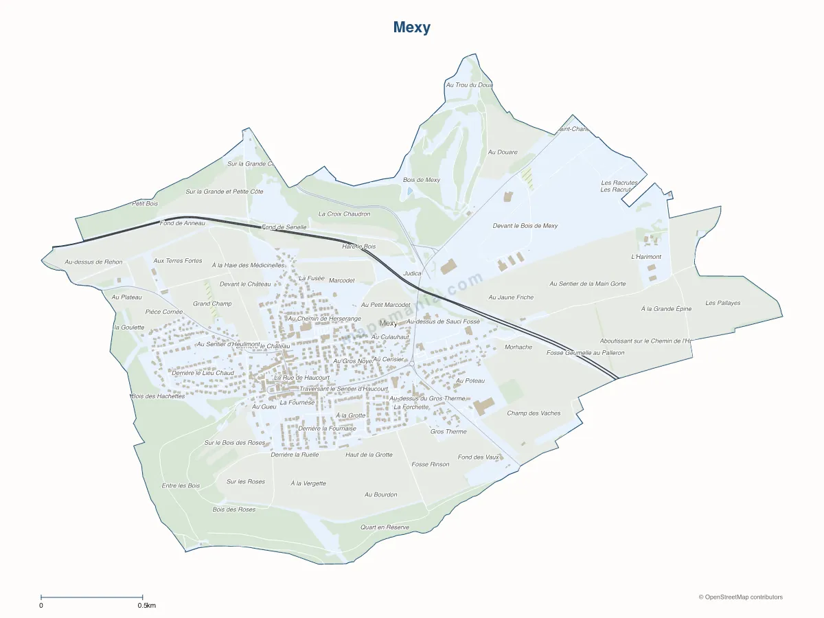 Carte de Mexy à personnaliser