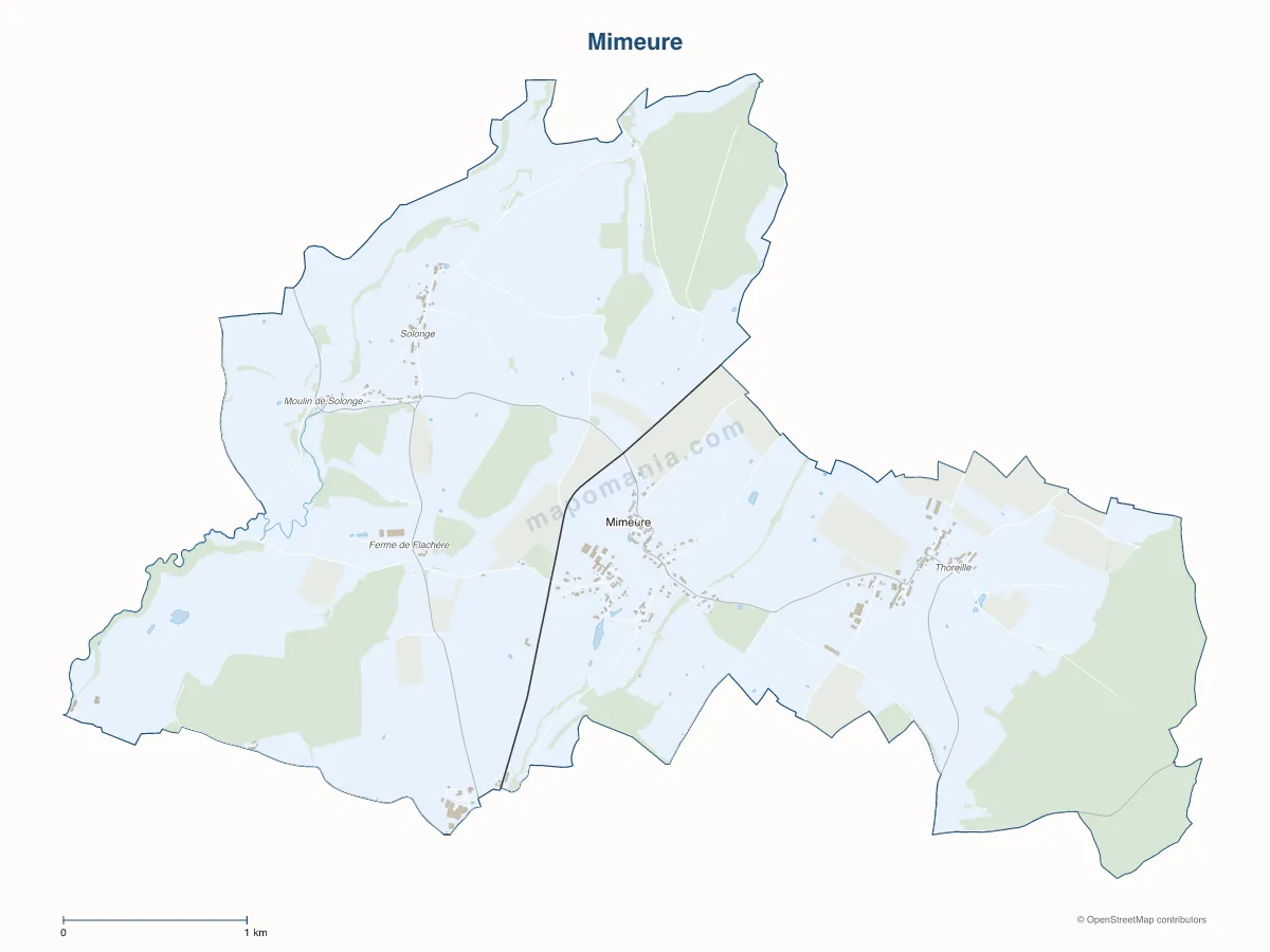 Carte de Mimeure à personnaliser