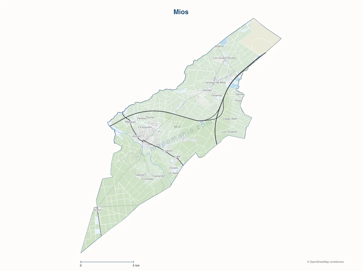 Carte de Mios à personnaliser