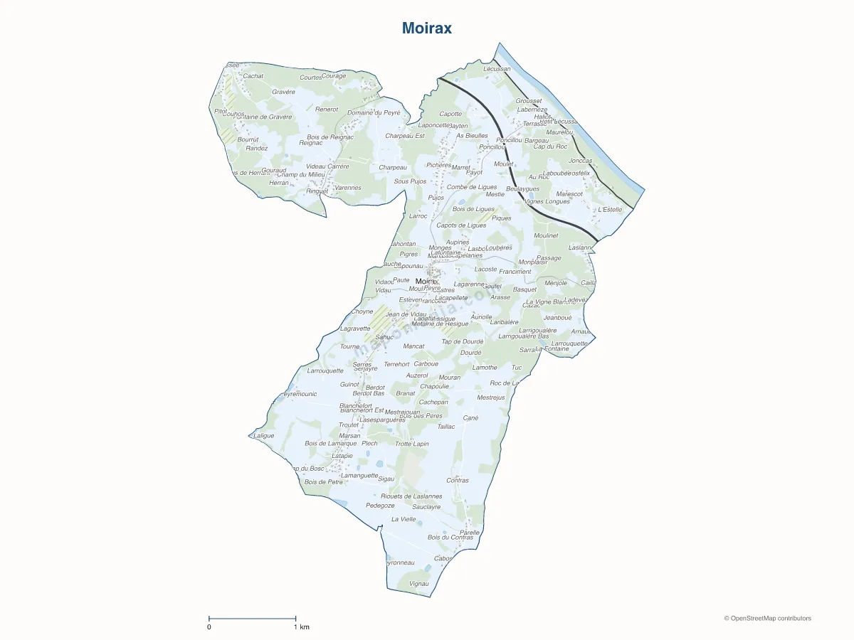 Carte de Moirax à personnaliser