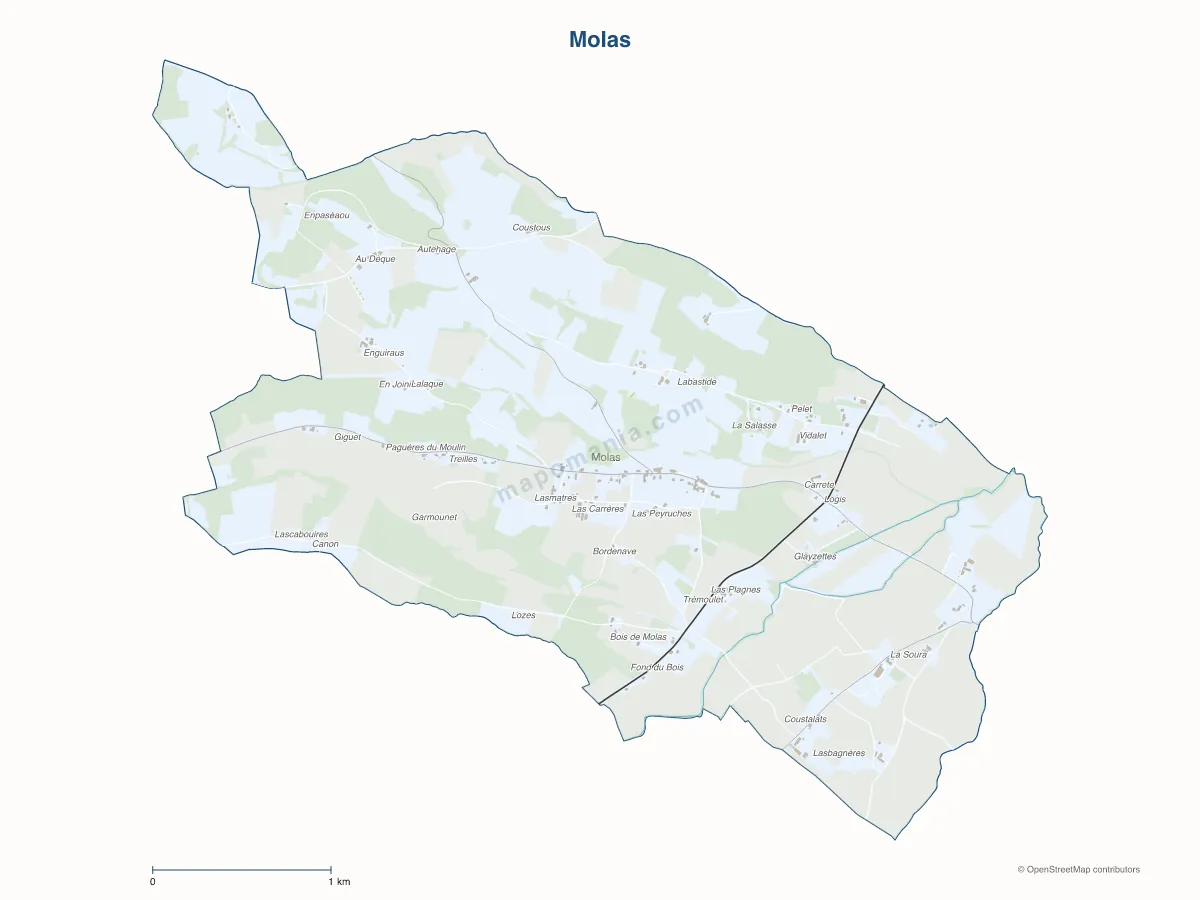 Carte de Molas à personnaliser