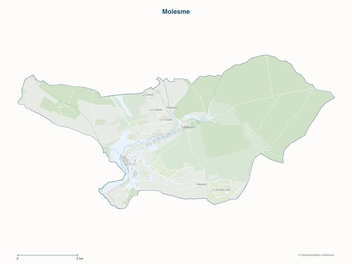 Carte de Molesme à personnaliser