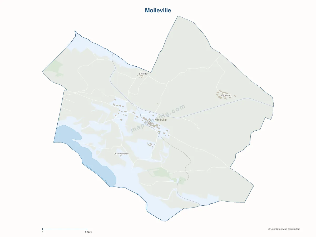 Carte de Molleville à personnaliser