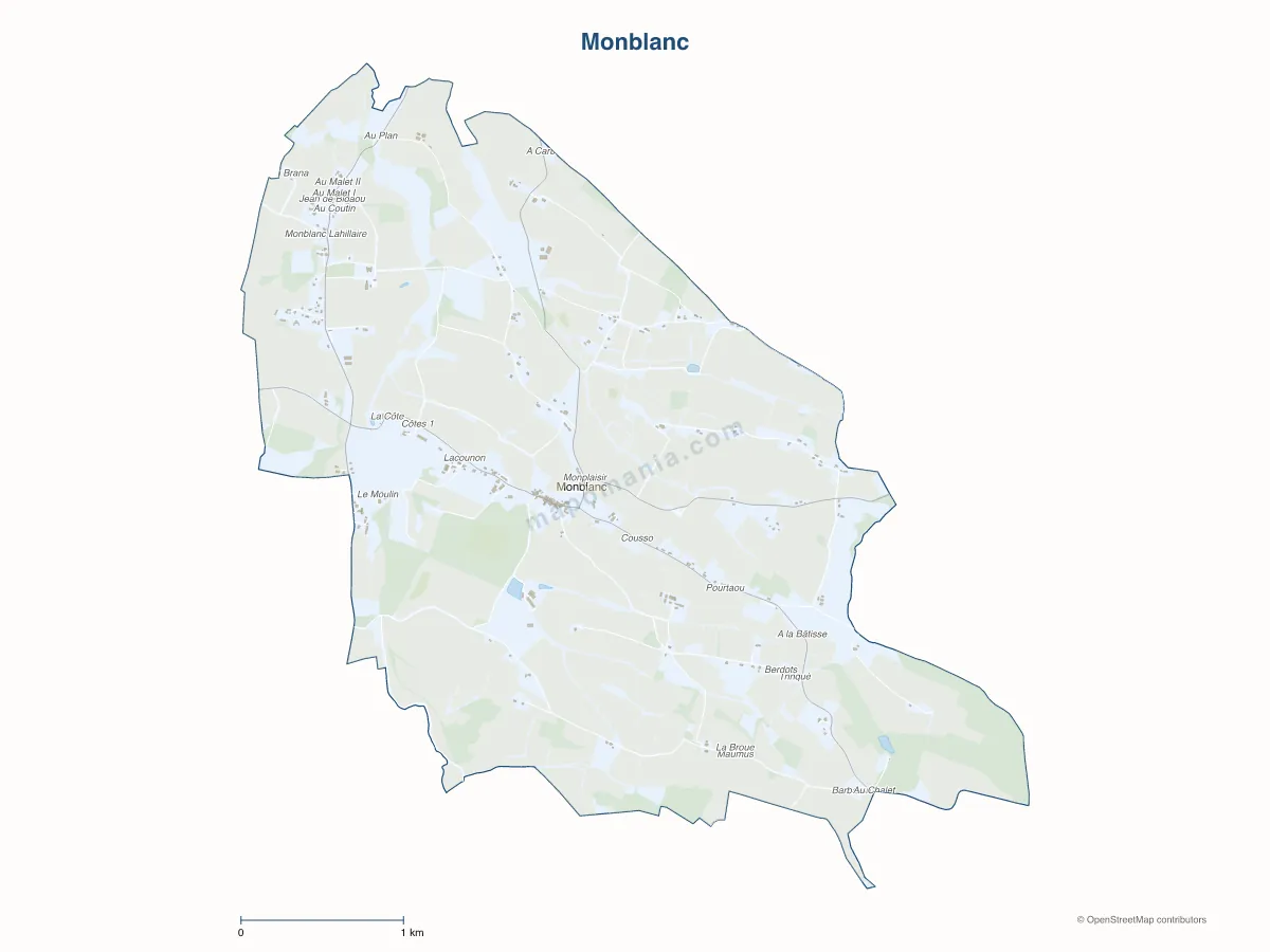 Carte de Monblanc à personnaliser