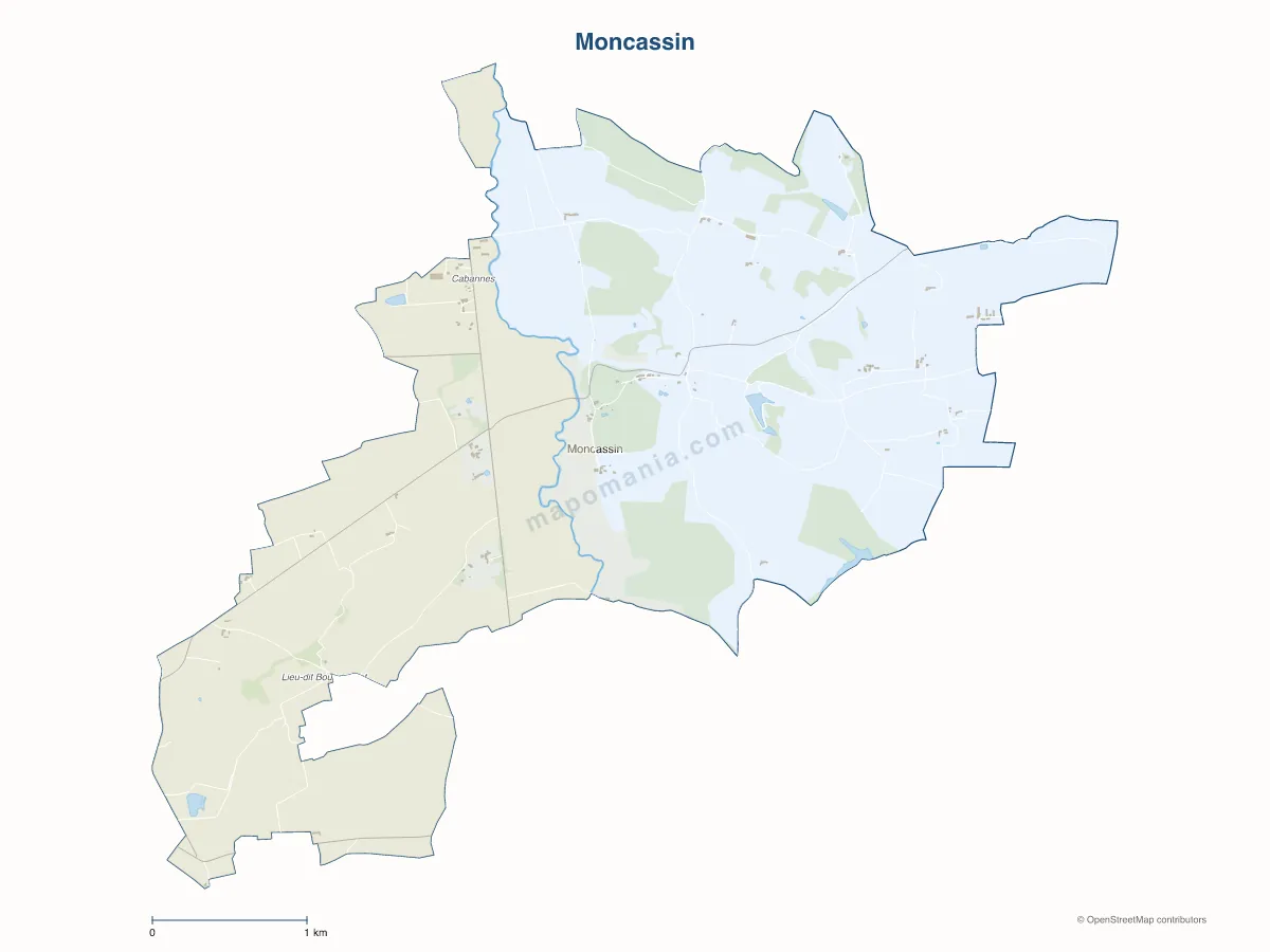 Carte de Moncassin à personnaliser