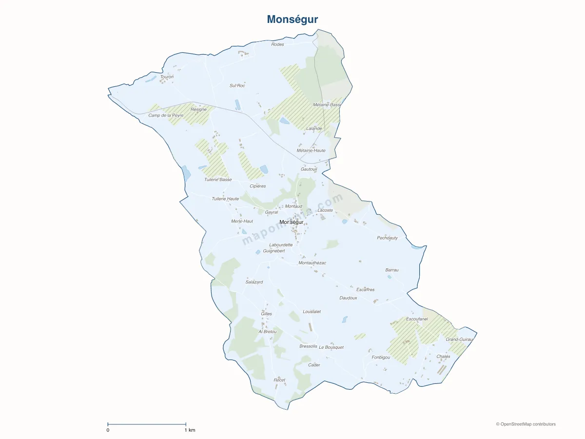 Carte de Monségur à personnaliser