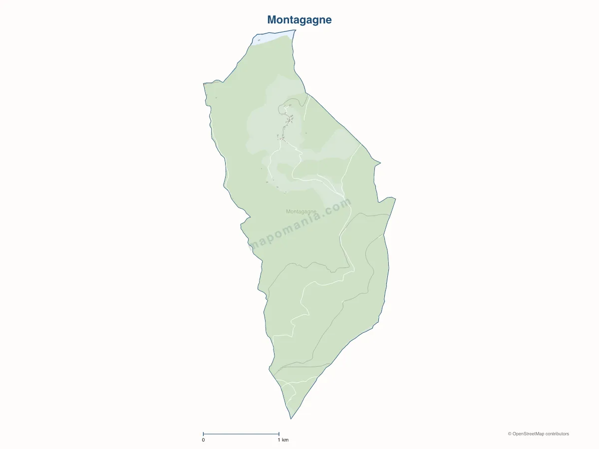 Carte de Montagagne à personnaliser