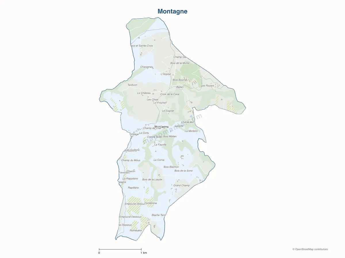 Carte de Montagne à personnaliser