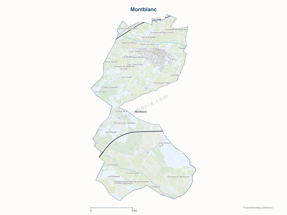 Carte de Montblanc à personnaliser